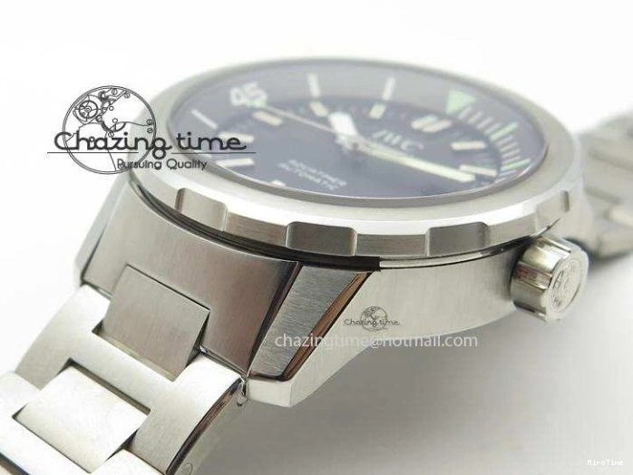 MIROTIME 0101 UrbanStyle Aquatimer Automatic IW329002 V6F 1:1 Best Edition Black Dial On SS Bracelet MIYOTA 7317